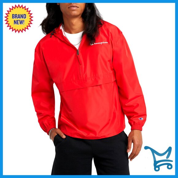 Lightweight Packable Rain Jacket with Hood Wind & Water Resistant